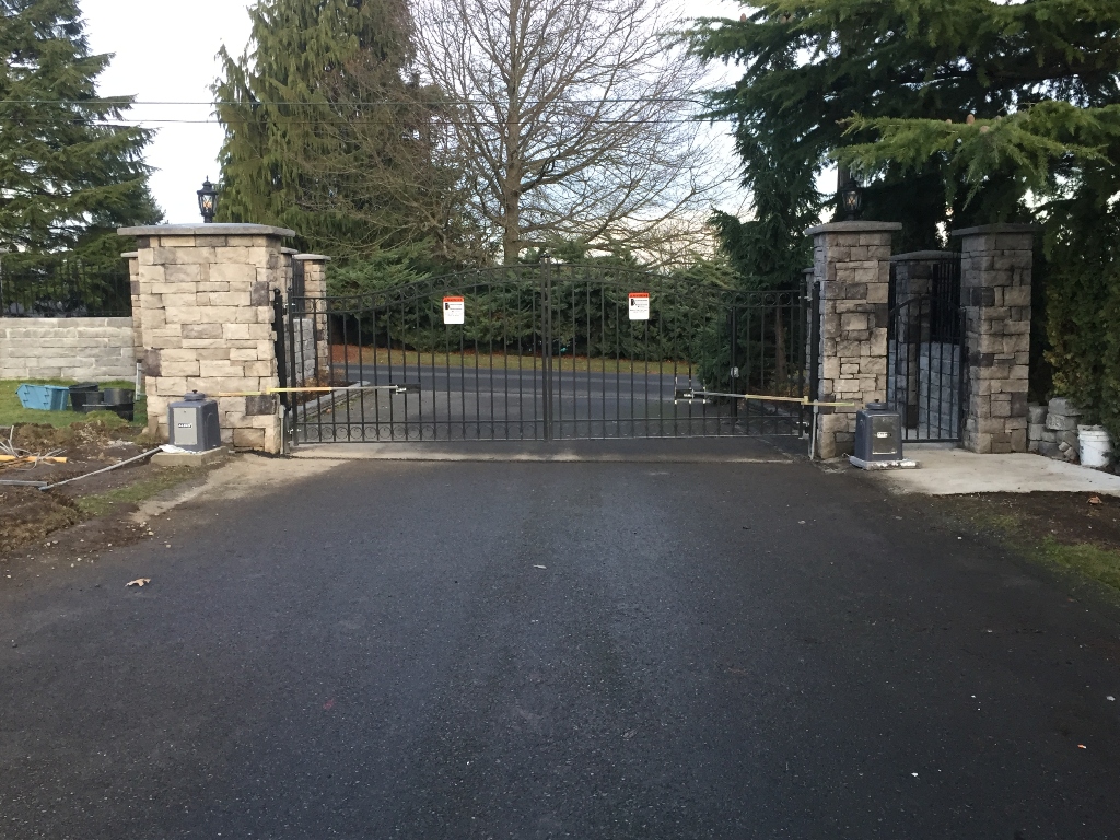 A.D. Security Gates & Access LLC gate installation project 40 in Renton and the Seattle area
