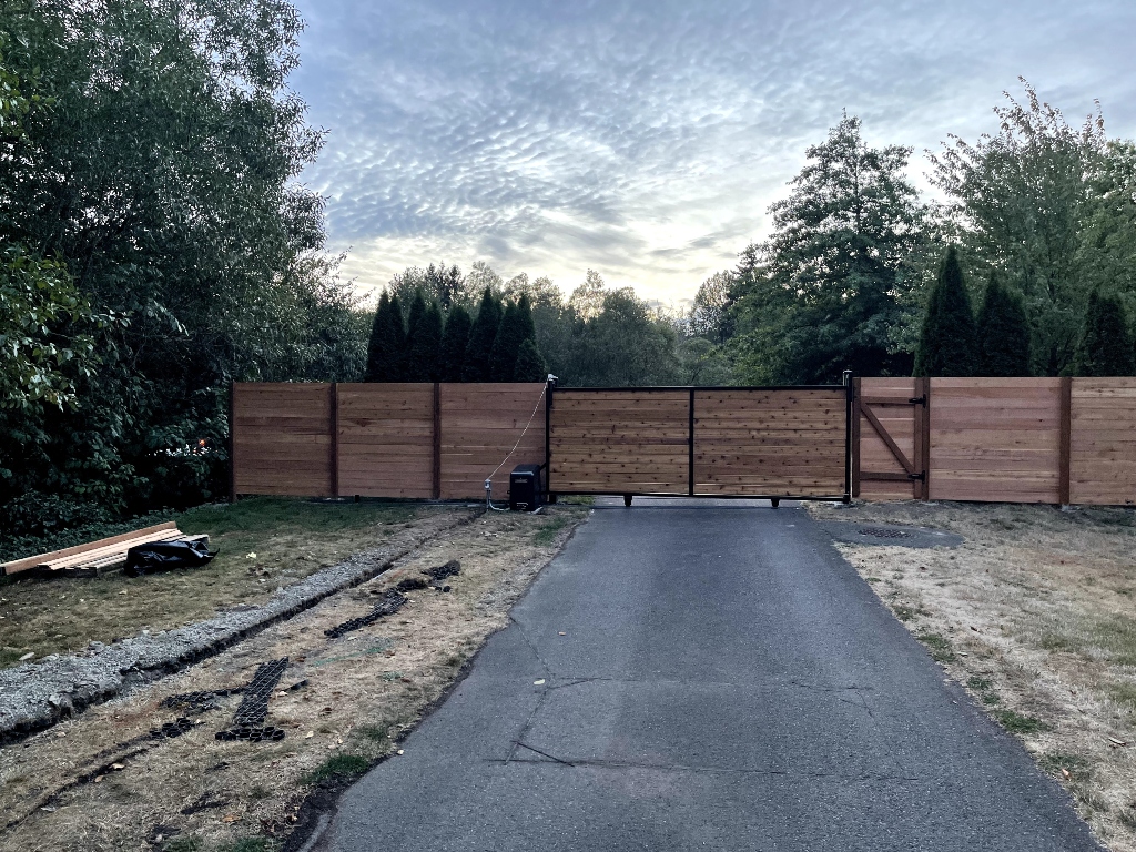 A.D. Security Gates & Access LLC gate installation project 46 in Renton and the Seattle area