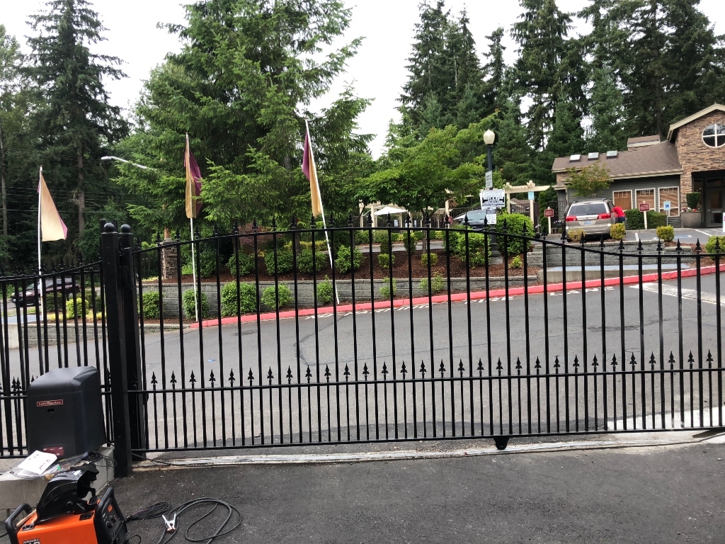 A.D. Security Gates & Access LLC gate installation project 48 in Renton and the Seattle area