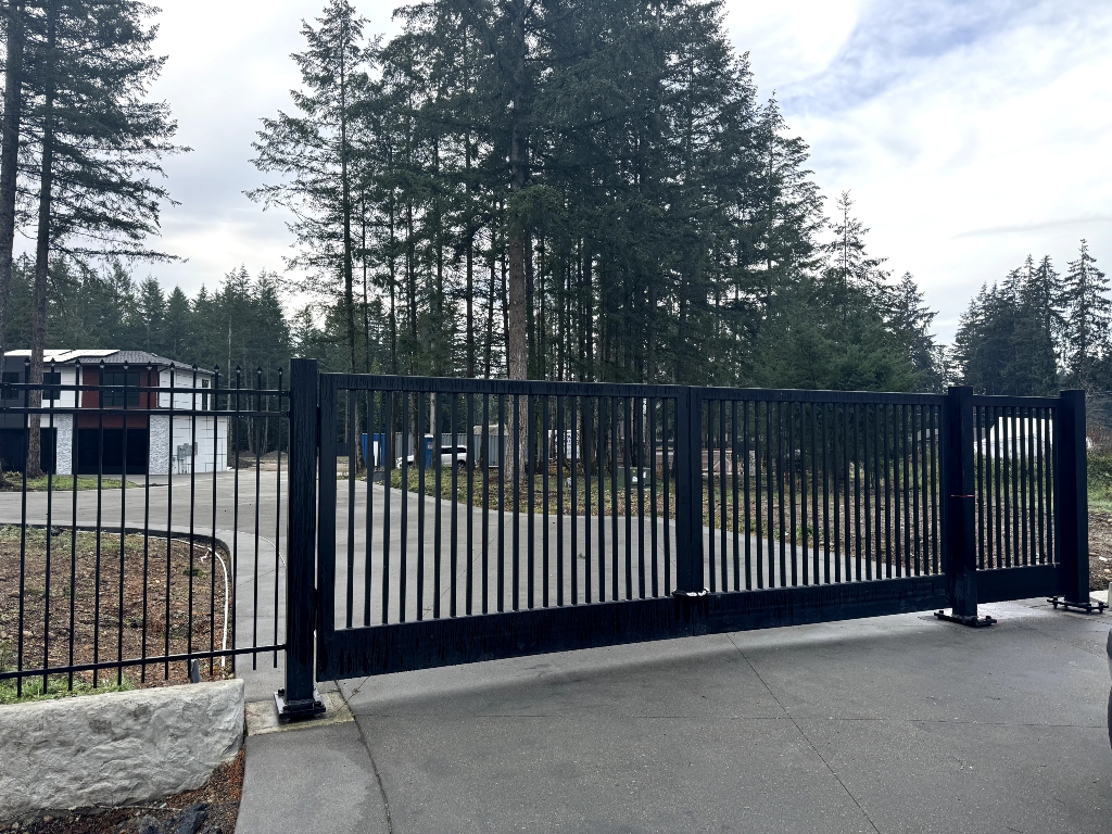 A.D. Security Gates & Access LLC gate installation project 60 in Renton and the Seattle area