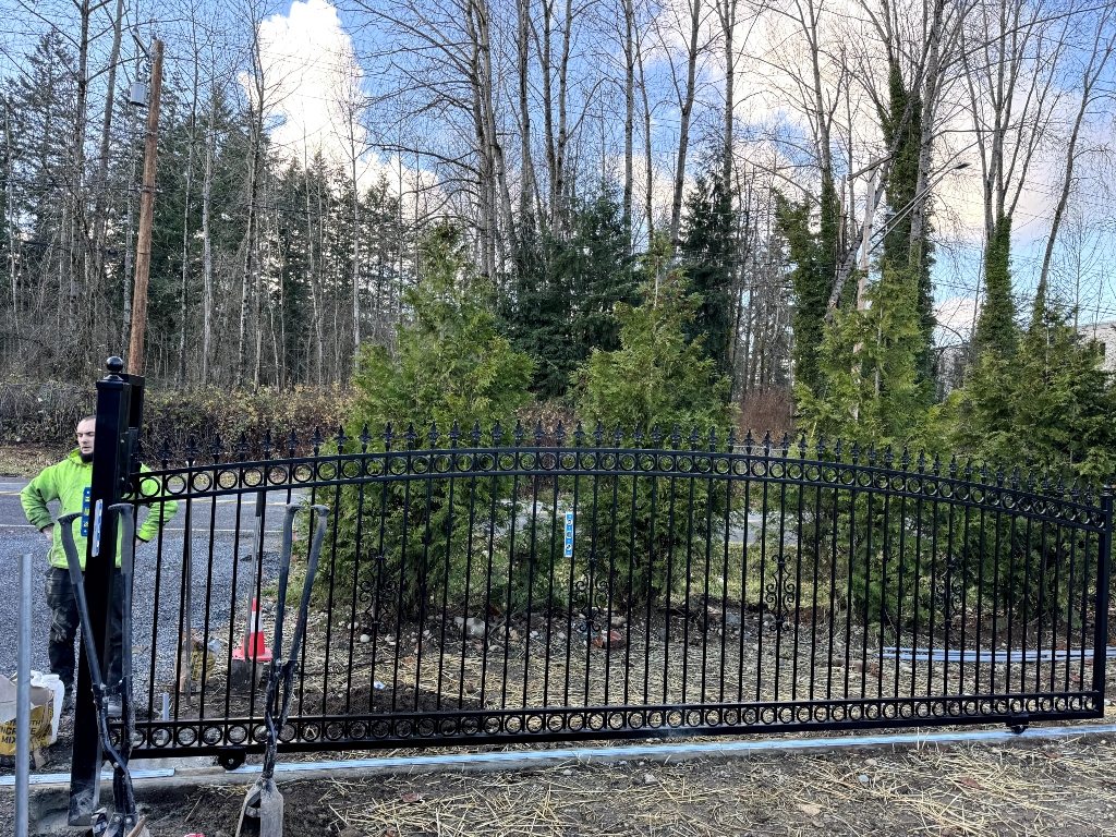 A.D. Security Gates & Access LLC gate installation project 62 in Renton and the Seattle area