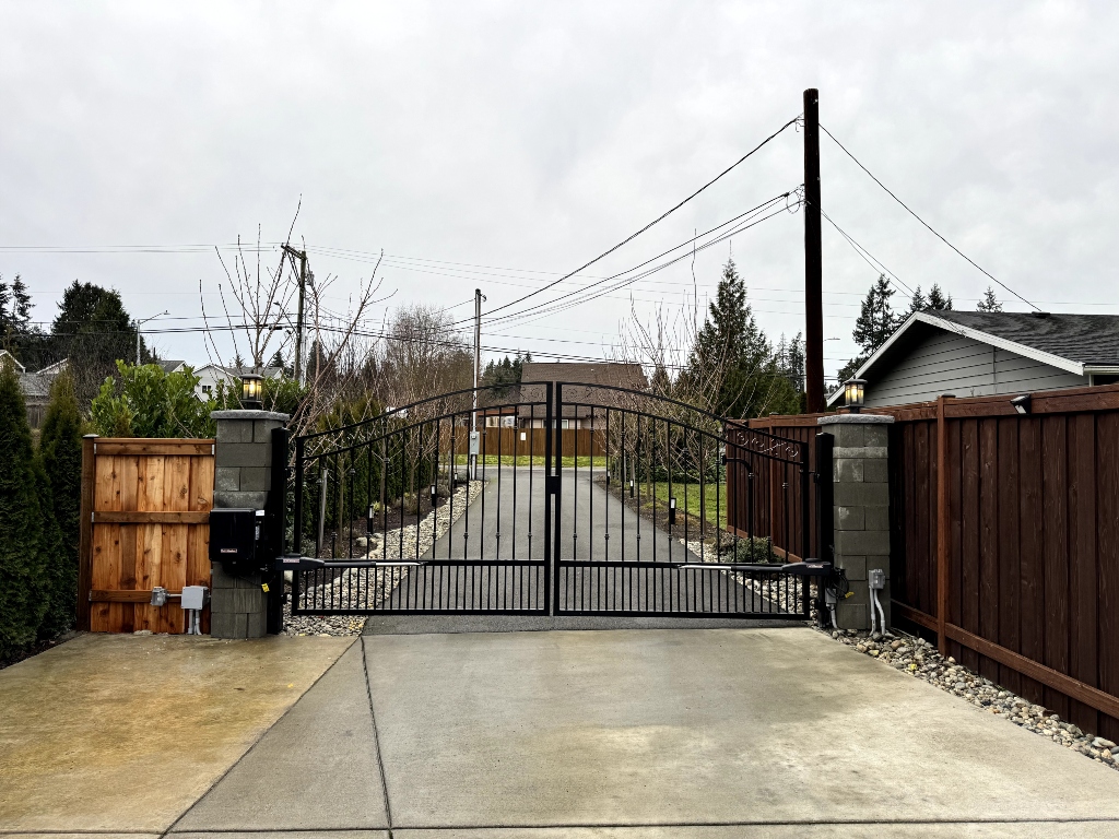 A.D. Security Gates & Access LLC gate installation project 67 in Renton and the Seattle area