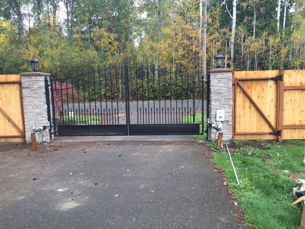 A.D. Security Gates & Access LLC gate installation project 8 in Renton and the Seattle area